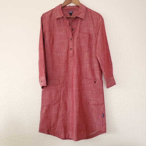 Patagonia Dresses & Skirts - Pink patagonia Women's Rocky Peak Shirt Dress